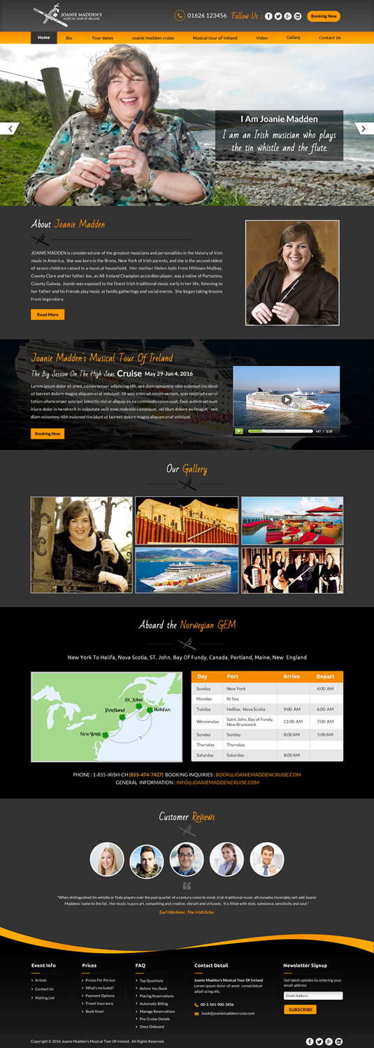 Web Design by Sbss for CHERISH THE LADIES INC. | Design #9792448
