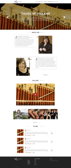 Web Design par dii pour CHERISH THE LADIES INC. | Design : #9863788