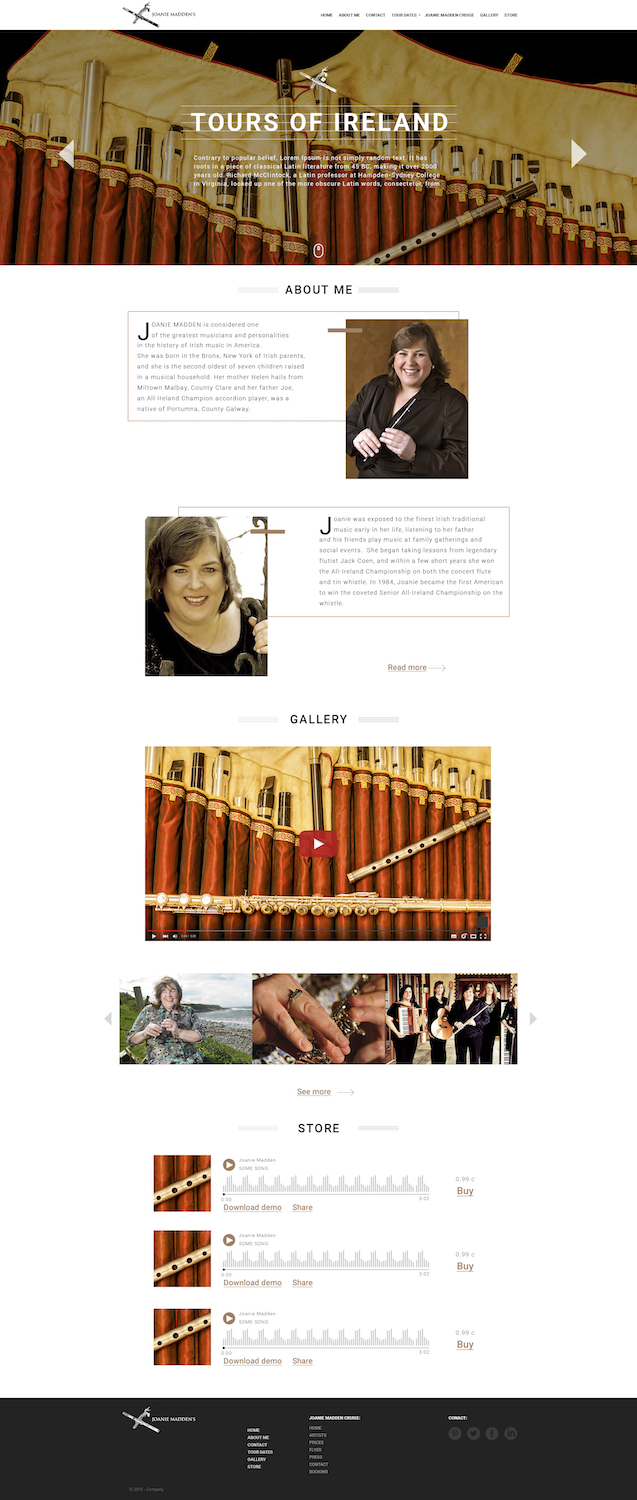 Diseño Web por dii para CHERISH THE LADIES INC. | Diseño #9863789