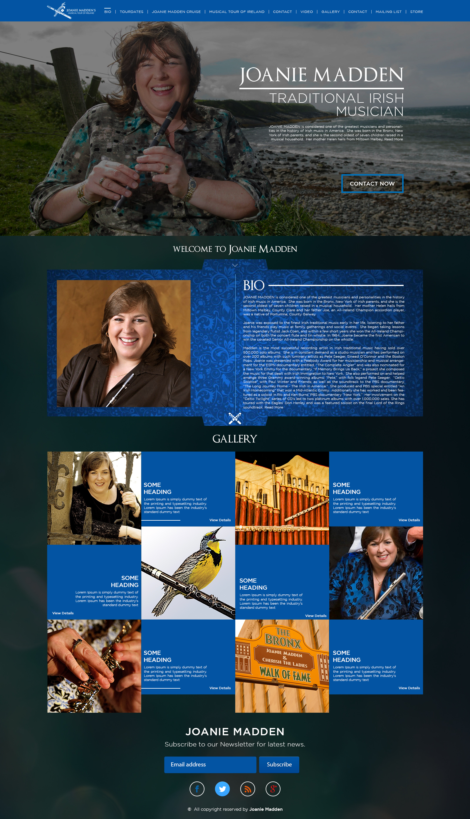 Web Design by Logo Xtudio for CHERISH THE LADIES INC. | Design #9805497