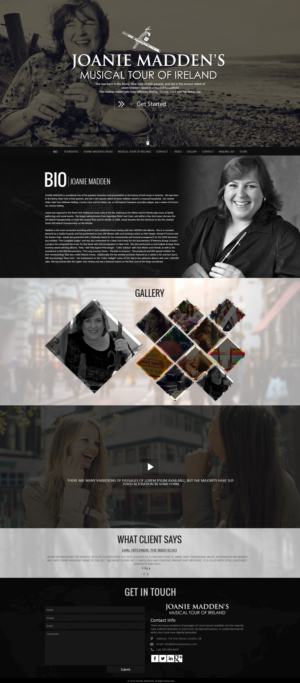 Web Design par Logo Xtudio pour CHERISH THE LADIES INC. | Design : #9813884