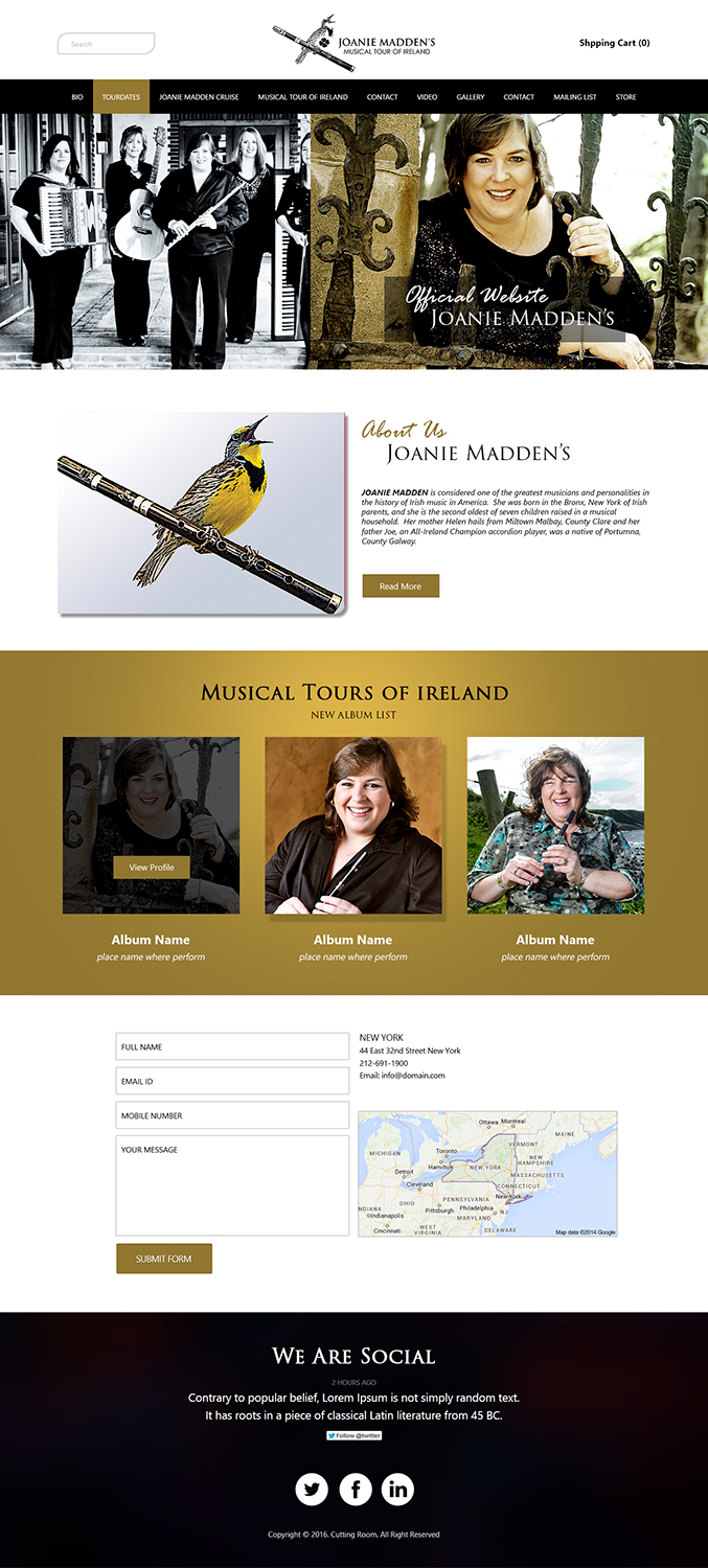 Web Design par BitCloudGlobal pour CHERISH THE LADIES INC. | Design #9871915