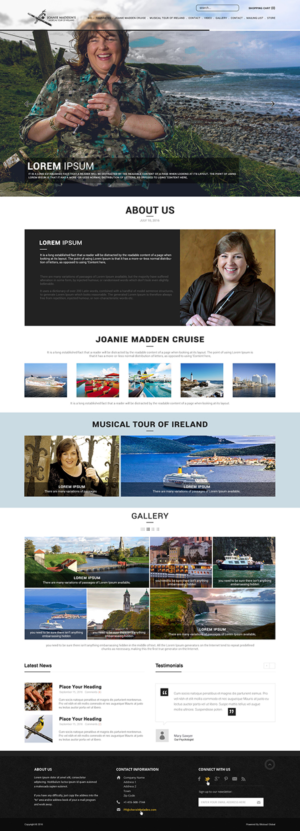 Web Design par BitCloudGlobal pour CHERISH THE LADIES INC. | Design : #9878366