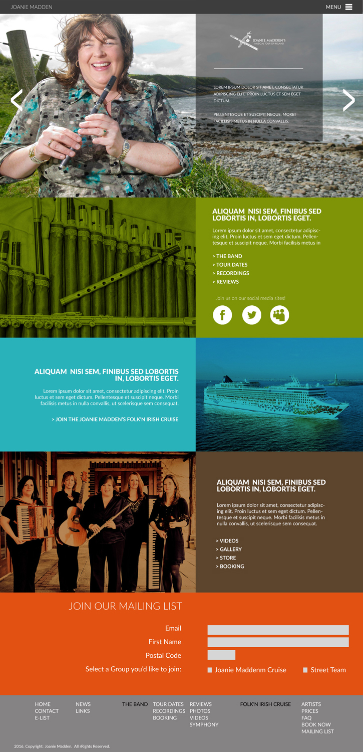 Web Design by Javelin Studio for CHERISH THE LADIES INC. | Design #9875140