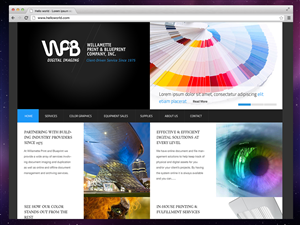 Wordpress Design by Eric Z. for this project | Design: #2194313
