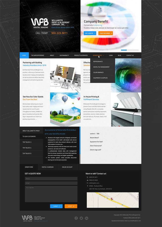 Diseño Wordpress por Eric Z. para este proyecto | Diseño #2209972