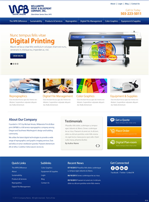 Diseño Wordpress por pb para este proyecto | Diseño: #2194947