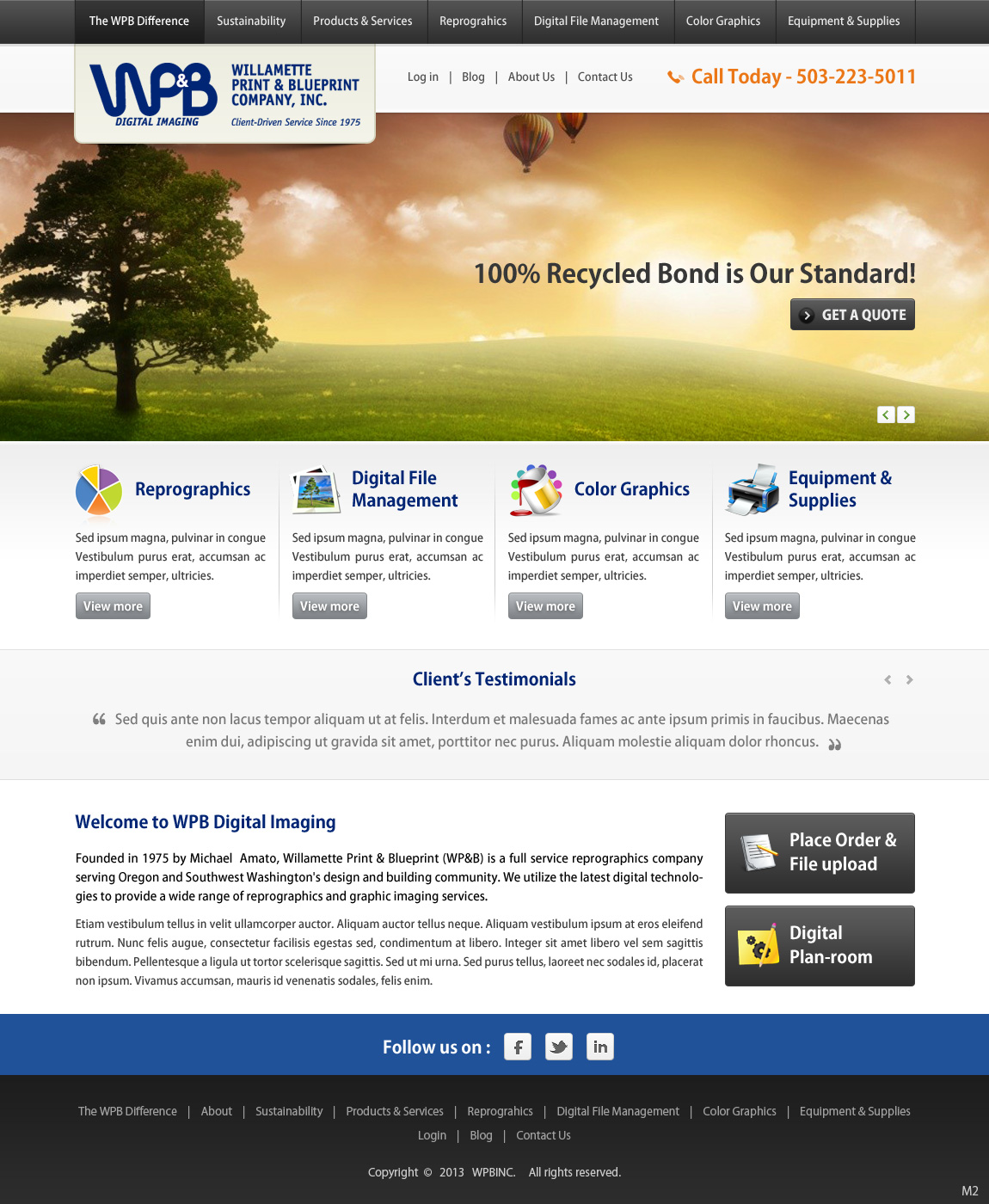 Diseño Wordpress por pb para este proyecto | Diseño #2194948