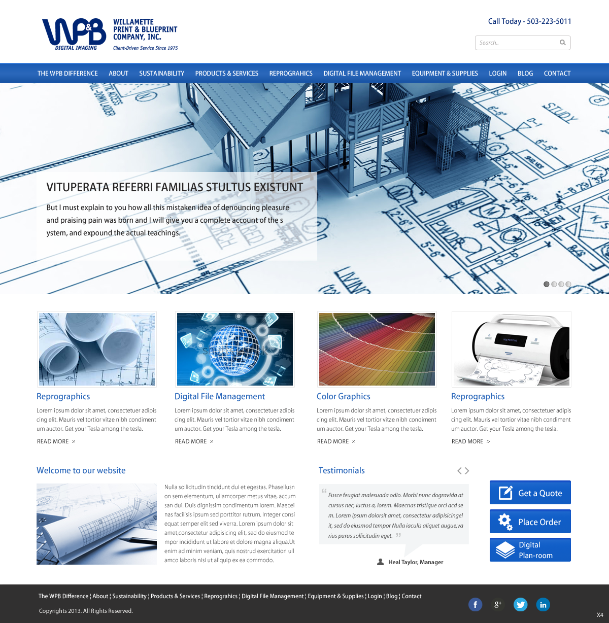 Wordpress Design by pb for this project | Design #2199559