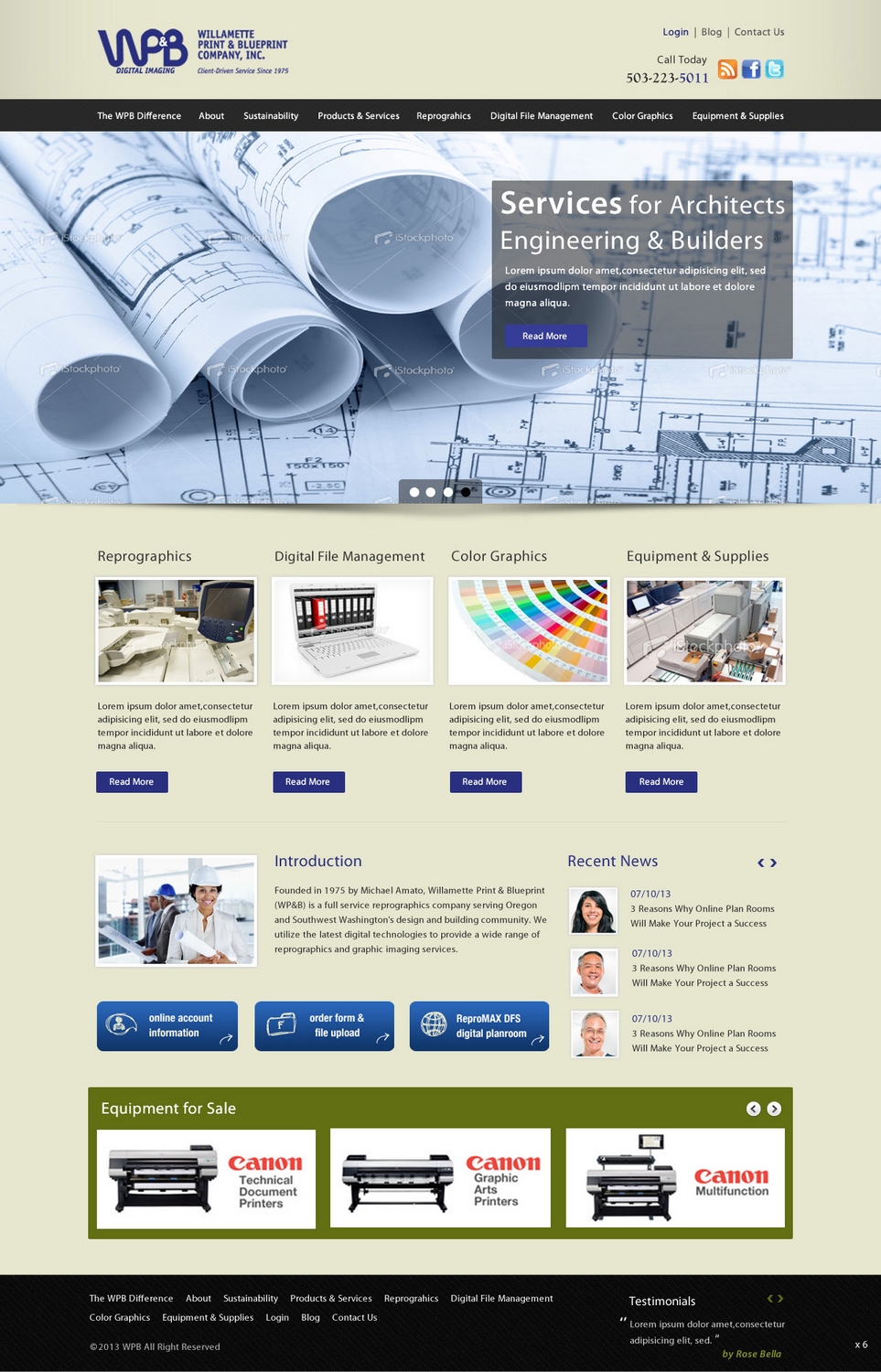 Wordpress Design by pb for this project | Design #2203076