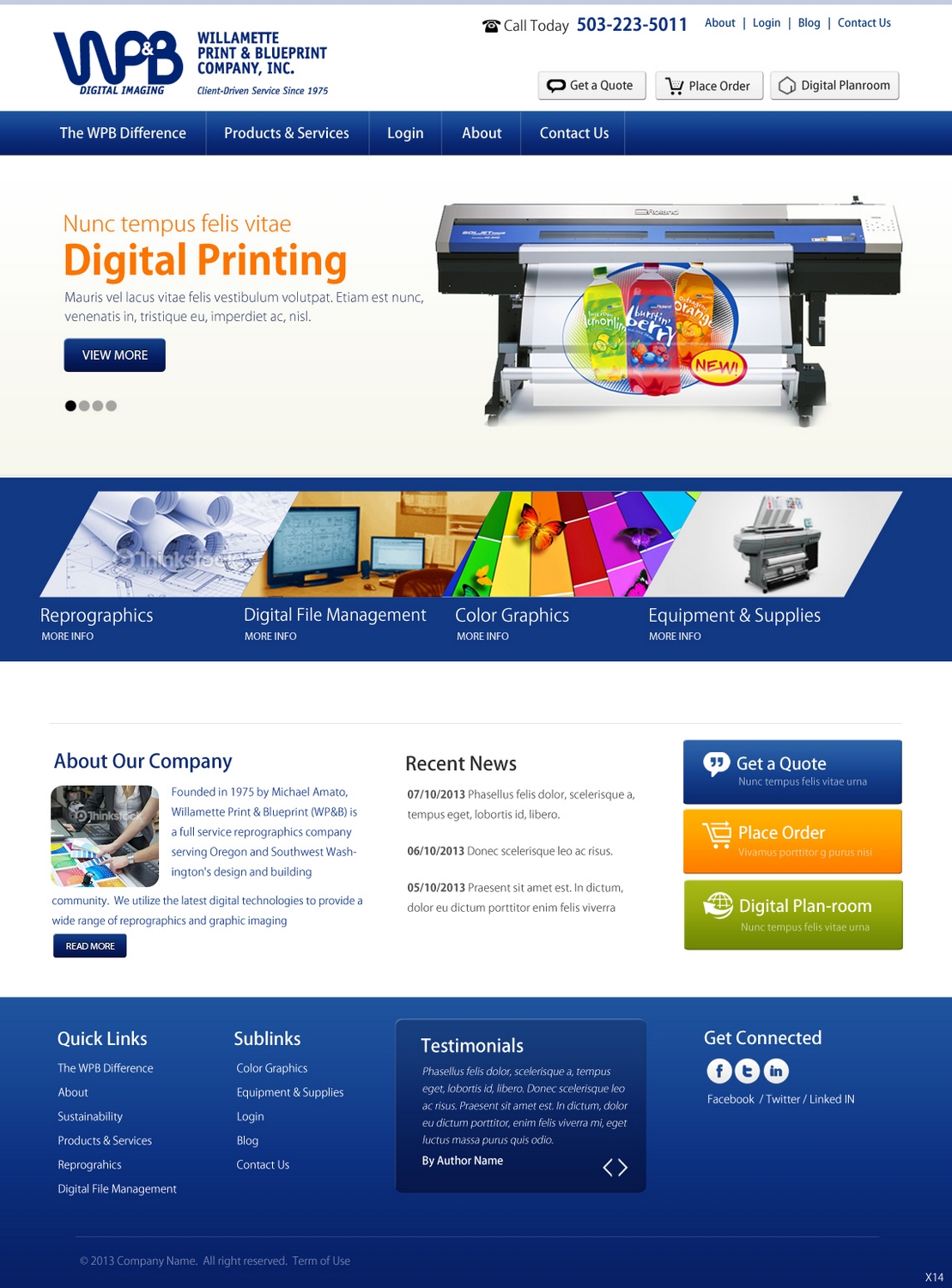 Wordpress Design by pb for this project | Design #2235106