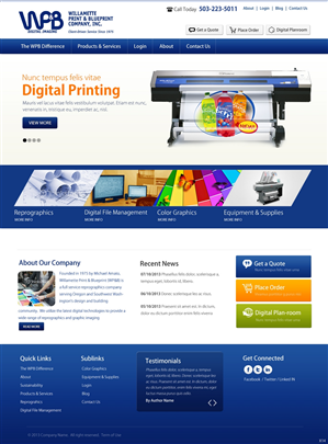 Diseño Wordpress por pb para este proyecto | Diseño: #2235106