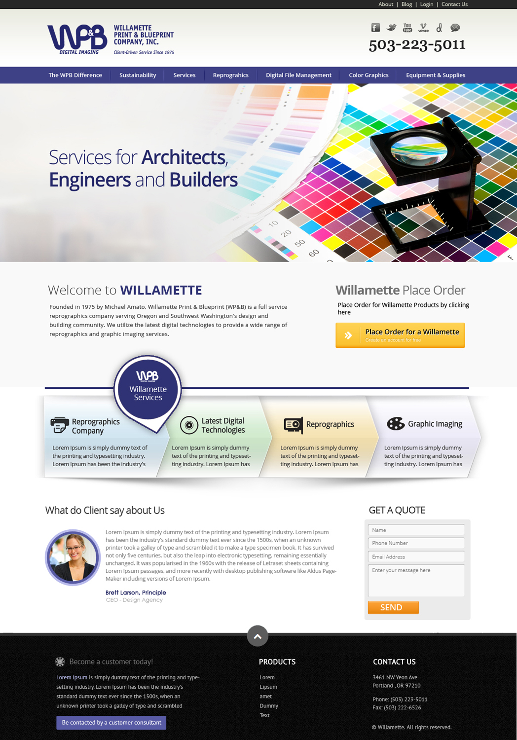 Diseño Wordpress por OM para este proyecto | Diseño #2214424