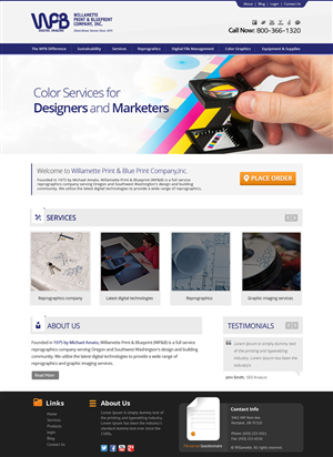 Wordpress Design by OM for this project | Design: #2214426