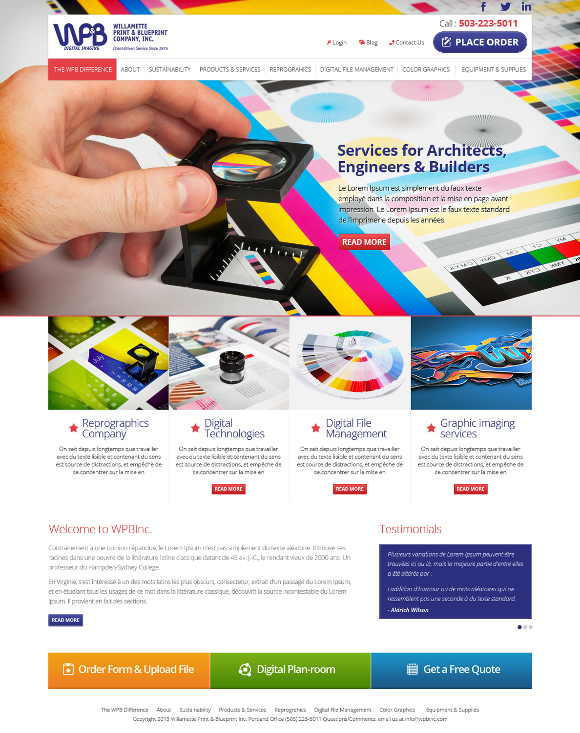 Wordpress Design by OM for this project | Design #2214489