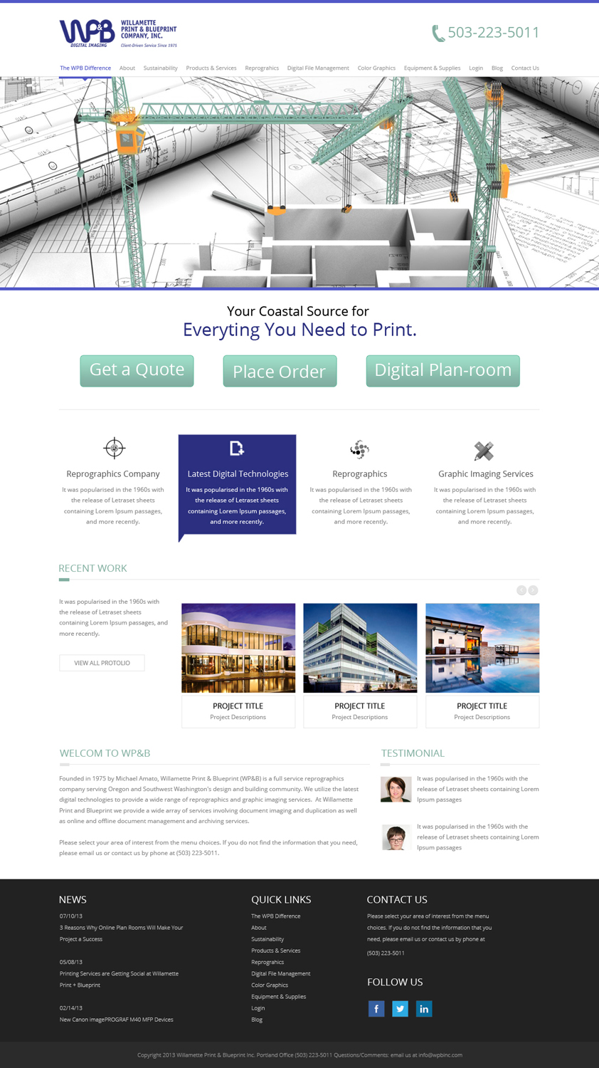 Wordpress Design by OM for this project | Design #2214506