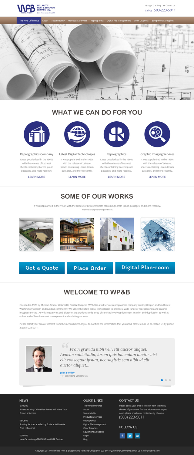 Wordpress Design by OM for this project | Design #2214510