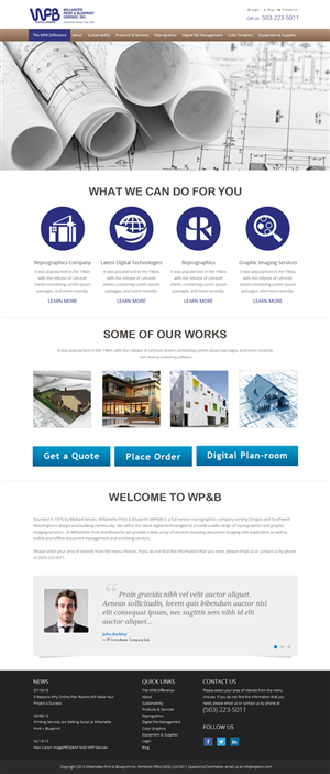 Diseño Wordpress por OM para este proyecto | Diseño: #2214510