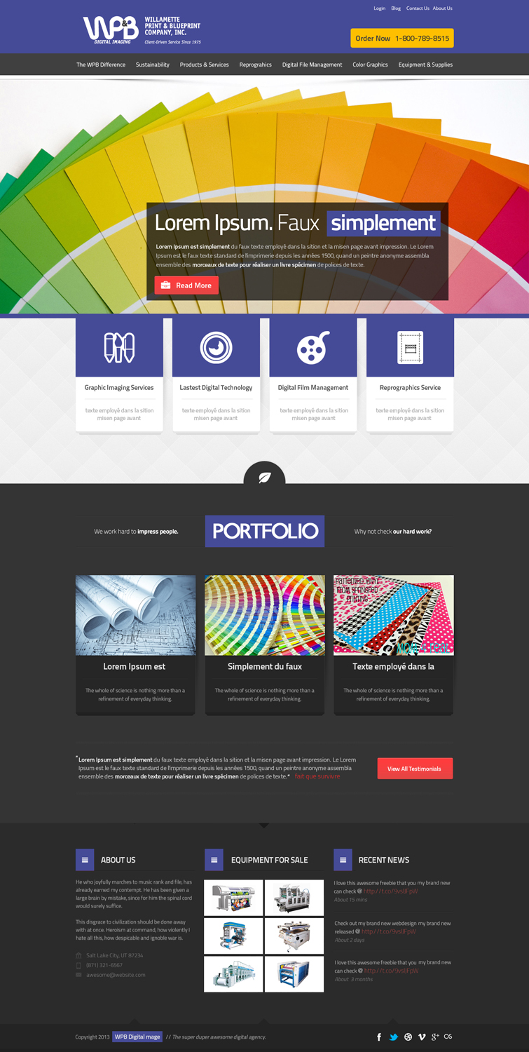 Diseño Wordpress por OM para este proyecto | Diseño #2214526