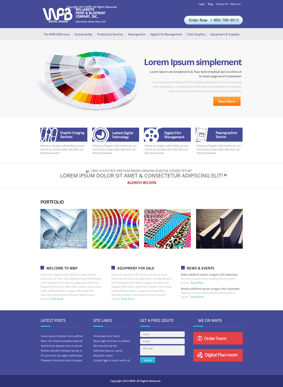 Wordpress Design by OM for this project | Design #2214534