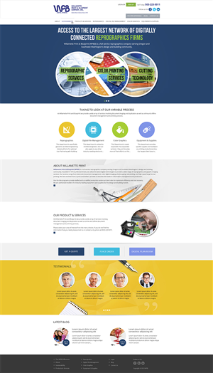 Wordpress Design by ESolz Technologies for this project | Design #2203026