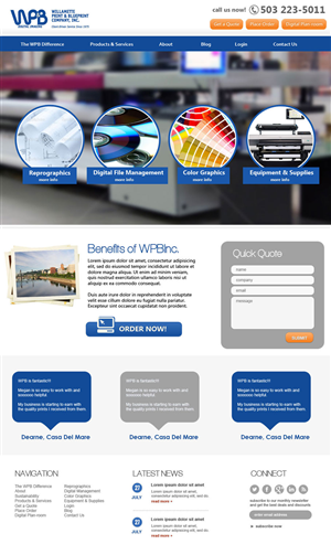 Wordpress Design by jeckx2 for this project | Design: #2220269