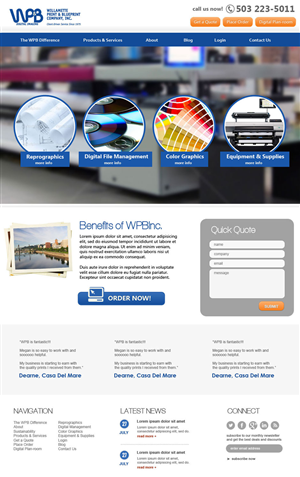 Digital Imaging Website Design Project | Design Wordpress par jeckx2