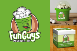 Fun Guys Mushroom Kit  | Diseño de Logo por Gigih Rudya