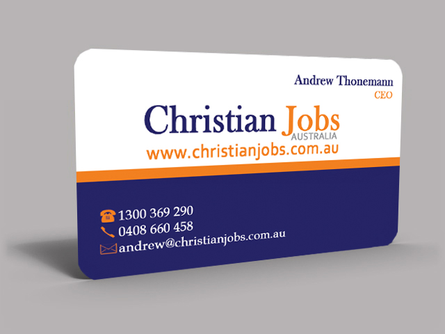 Business Card Design by Sandun Harshana for Christian Jobs Australia | Design: #2125262