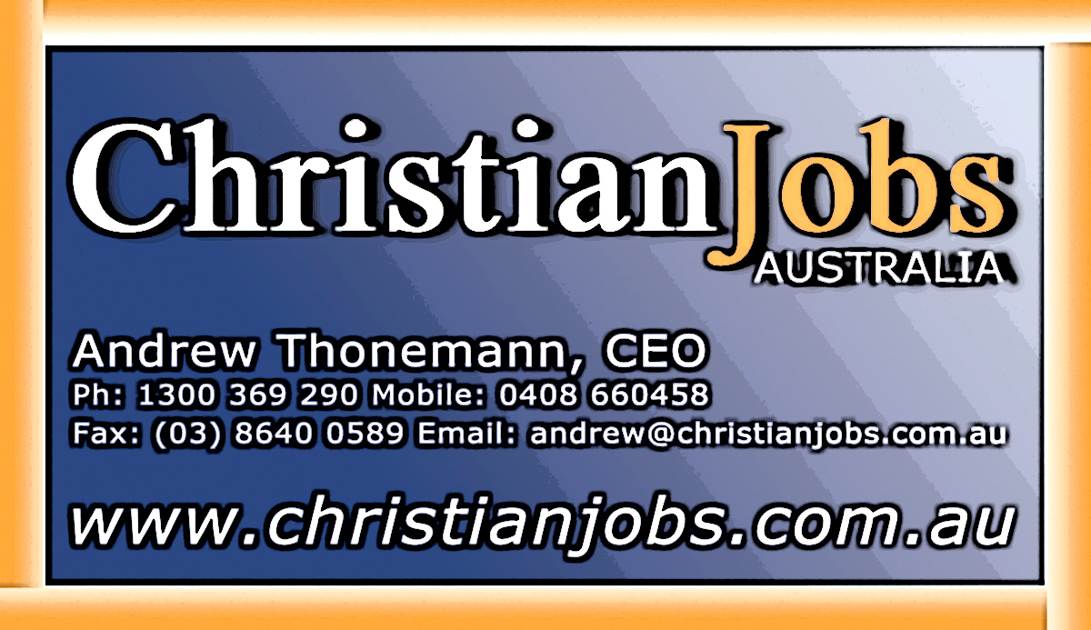 Business Card Design by Kayla Nachtigal for Christian Jobs Australia | Design #2120098