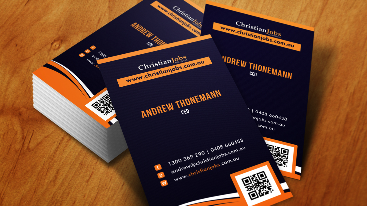 Business Card Design by Prashant Besra for Christian Jobs Australia | Design #2123549