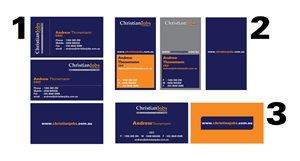 Business Card Design by feline the cat for Christian Jobs Australia | Design #2115197