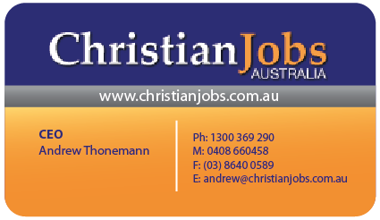 Business Card Design by sdesigns for Christian Jobs Australia | Design #2114273