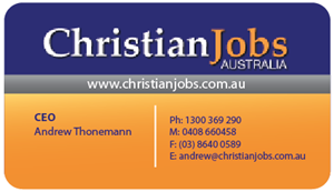 Business Card Design by sdesigns for Christian Jobs Australia | Design: #2114273