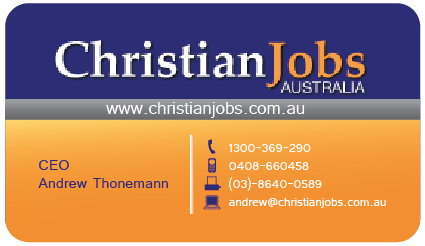 Business Card Design by sdesigns for Christian Jobs Australia | Design #2114274