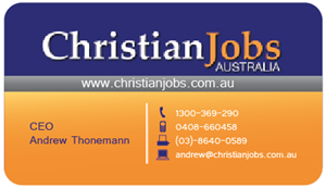 Business Card Design by sdesigns for Christian Jobs Australia | Design: #2114274