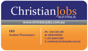Business Card Design by sdesigns for Christian Jobs Australia | Design: #2126202