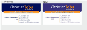 Business Card Design by IneseRo for Christian Jobs Australia | Design #2118670