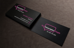 Business Card Design by Pixi Dust for The Transcription People Pty Ltd | Design: #9784087