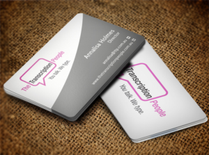 Business Card Design by Pixi Dust for The Transcription People Pty Ltd | Design: #9784090