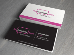 Visitenkarten-Design von Sandaruwan für The Transcription People Pty Ltd | Design #9785559
