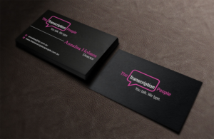 Business Card Design by Lanka Ama for The Transcription People Pty Ltd | Design: #9784072