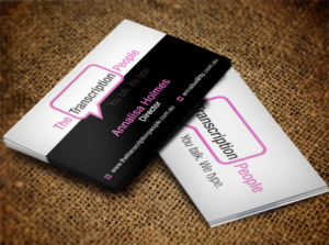 Business Card Design by Lanka Ama for The Transcription People Pty Ltd | Design: #9784080