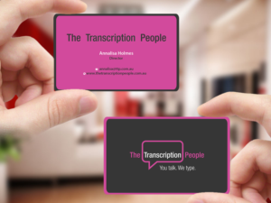 Business Card Design by Creations Box 2015 for The Transcription People Pty Ltd | Design: #9796111
