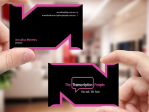 Business Card Design by Creations Box 2015 for The Transcription People Pty Ltd | Design: #9796115