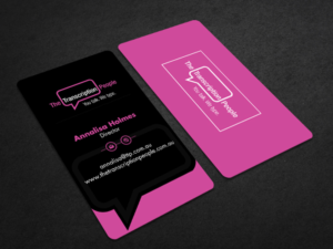 Business Card Design by Omee63 for The Transcription People Pty Ltd | Design: #9787939