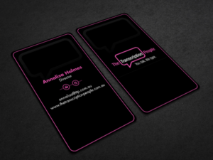 Design de Carte de Visite par Omee63 pour The Transcription People Pty Ltd | Design : #9788234