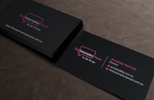 Design de Carte de Visite par Brand aid pour The Transcription People Pty Ltd | Design : #9792377