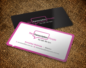 Business Card Design by Brand aid for The Transcription People Pty Ltd | Design: #9795252