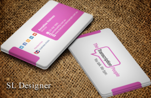 Business Card Design by SL Designer for The Transcription People Pty Ltd | Design: #9781292